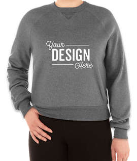 Alternative Apparel Women's Eco-Teddy Crewneck Sweatshirt