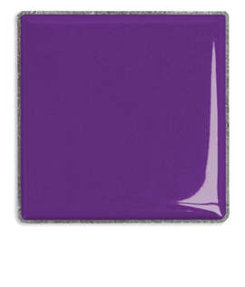 1" Square Lapel Pin - Color: Team Purple / Silver