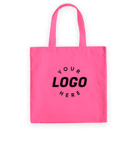 Medium Midweight 100% Cotton Canvas Tote Bag