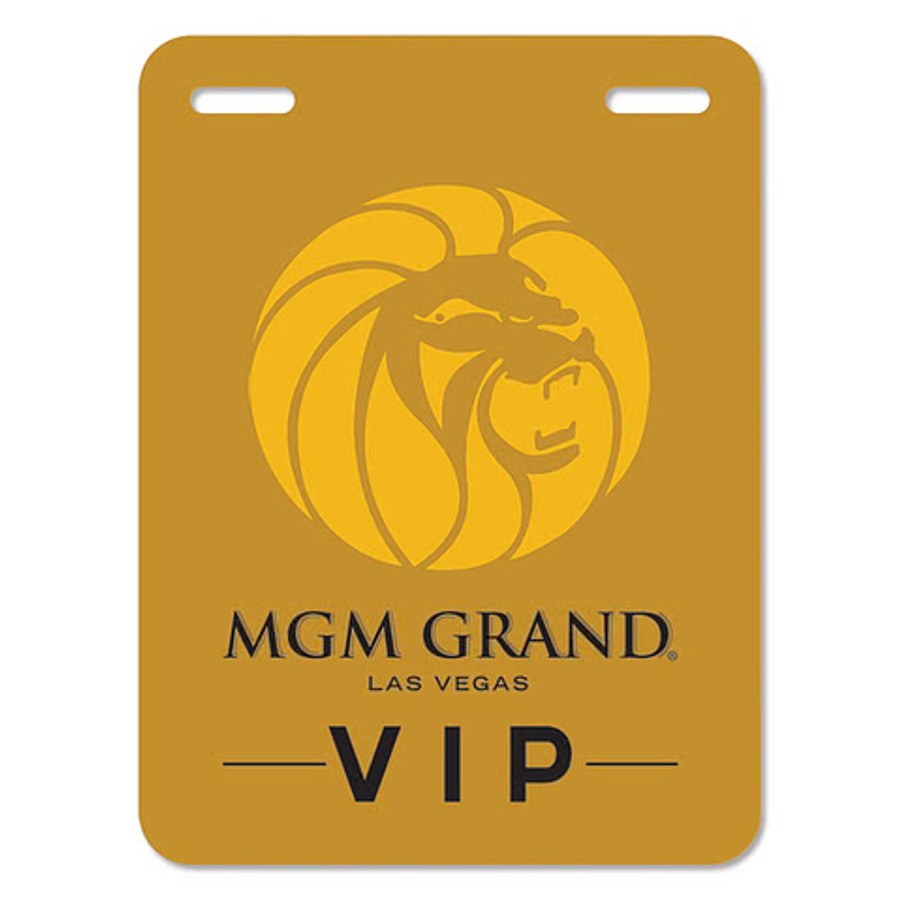Full Color 3" x 4" Plastic Identification Badge in White