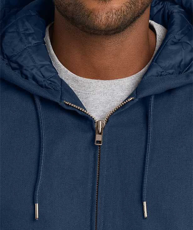 CornerStone Duck Cloth Hooded Insulated Work Jacket