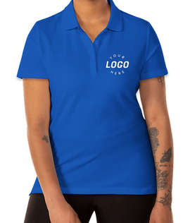 Clique by Cutter & Buck Women's Addison Cotton Pique Polo - Color: Royal Blue