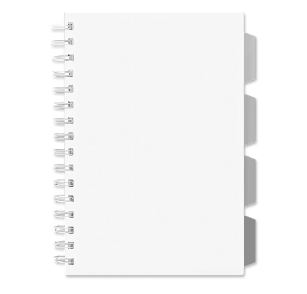 Tabulator Recycled Hard Cover Notebook-default