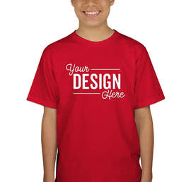 Canada - Gildan Youth Ultra Cotton T-shirt - Color: Red