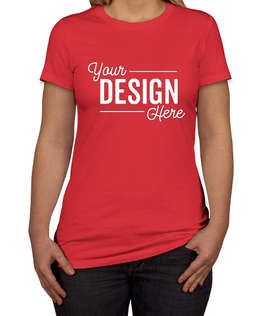 Bella + Canvas Women's Slim Fit Favorite T-shirt - Color: Red