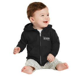 Port & Company Infant Core Zip Hoodie - Color: Jet Black