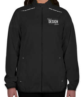 Port Authority Women's Reflective Running Full Zip Jacket - Color: Black
