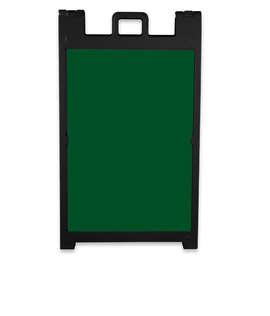 Full Color Signicade Deluxe A-Frame Kit - Color: Forest Green / Black