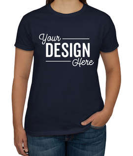 Canada - Gildan Ultra Cotton Women's T-shirt - Color: Navy