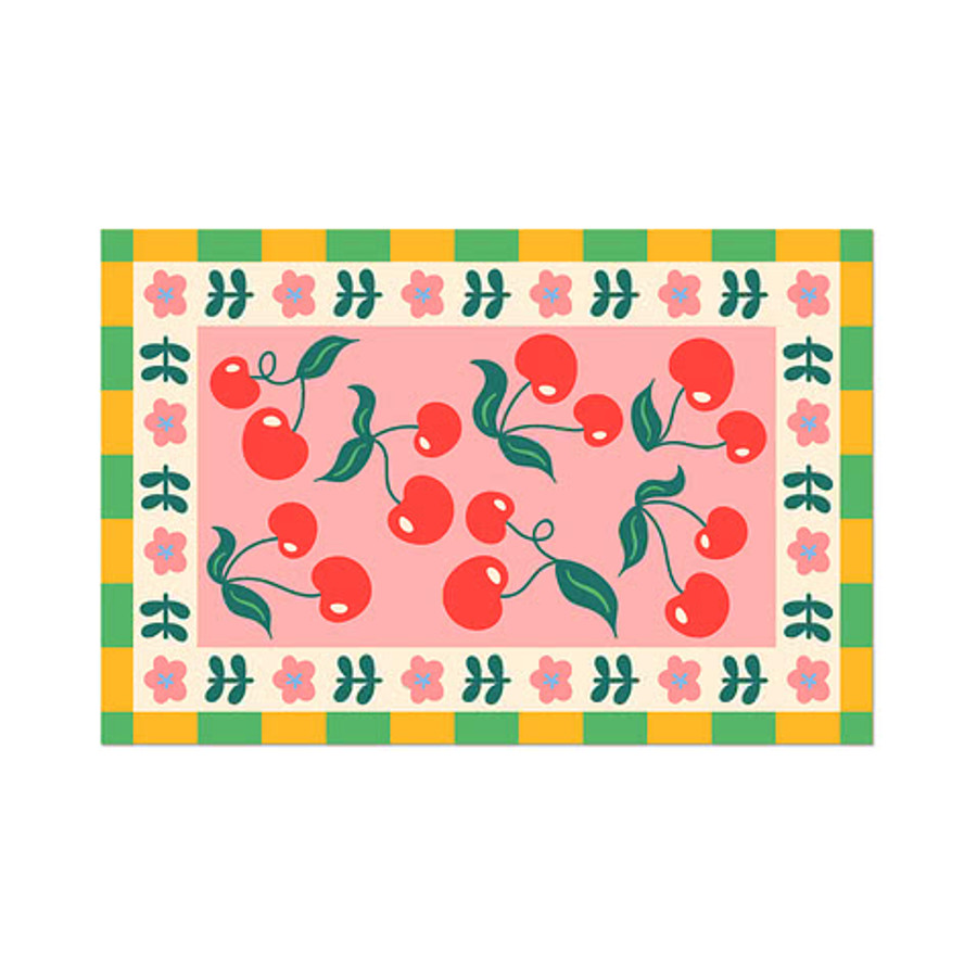 Full Color 8.25 in. x 5.5 in. Vinyl Rectangle Sticker in White