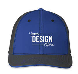 Pacific Headwear Flexfit Trucker Hat - Color: Royal / Graphite