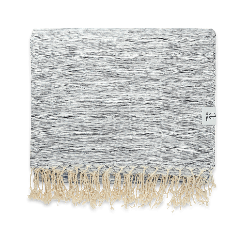 Hilana Yalova Upcycled Ultra Soft Marbled Turkish Towel-default