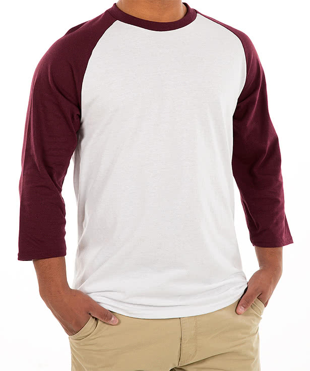 Design Custom Port & Company 50/50 Baseball Raglans at CustomInk