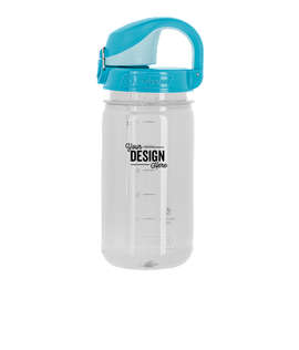 12 oz. Nalgene Kids On-The-Fly Water Bottle - Color: Clear / Glacial Blue