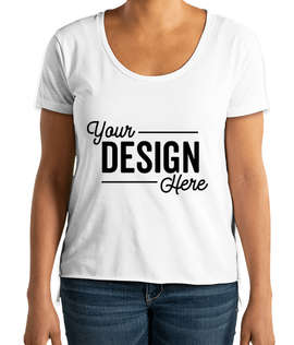 Next Level Women's Festival High-Low T-shirt - Color: White