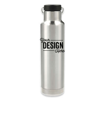 Full Color Klean Kanteen 20 oz. Classic Insulated Water Bottle - Silver