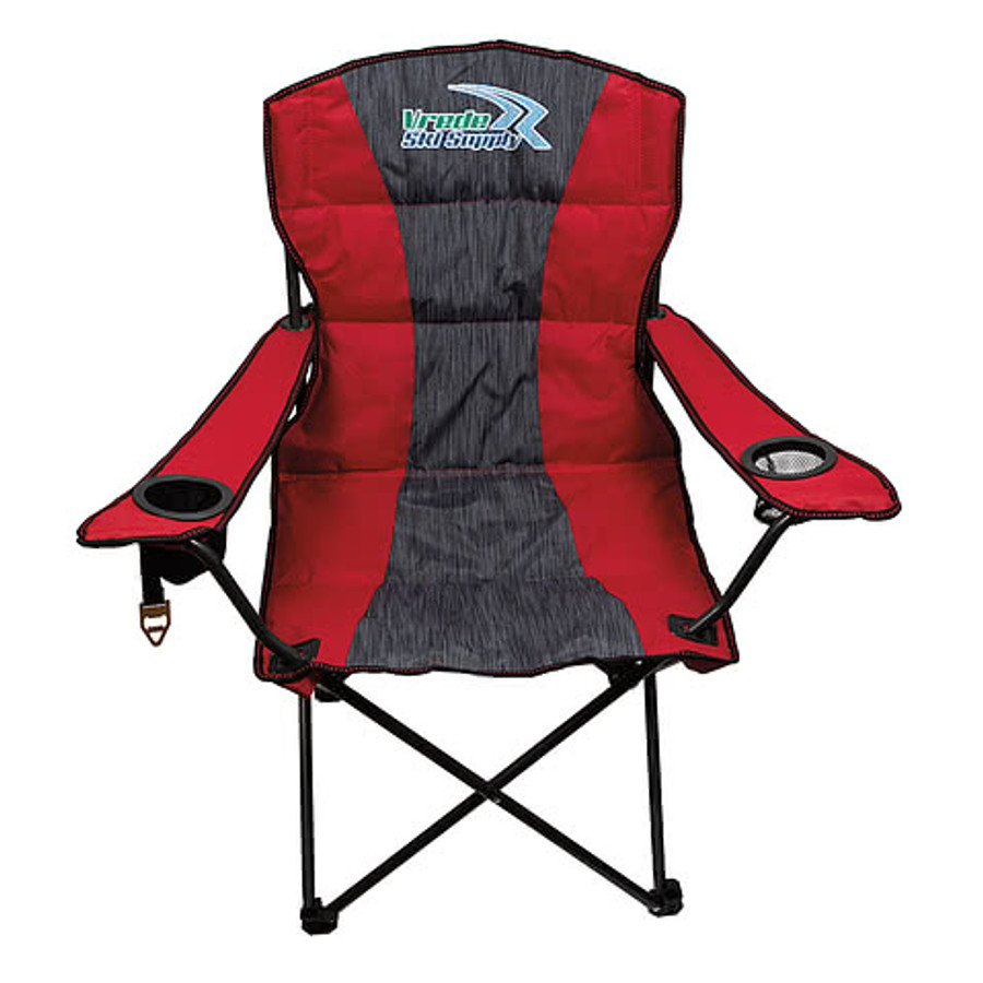 Premium Heather Stripe Chair in Blue