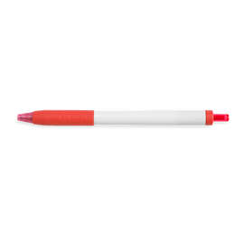 Paper Mate InkJoy White Body Click Pen (black ink) - Color: Red