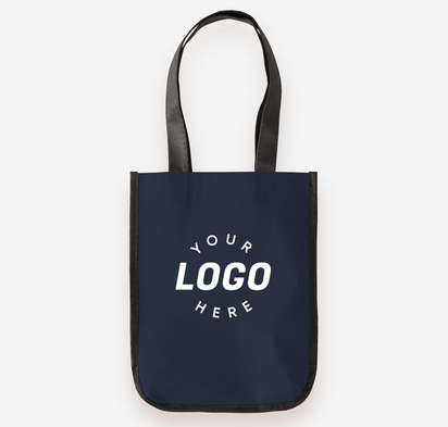 Small Laminated Shopper Tote Bag-default