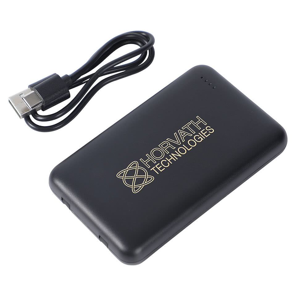Marquis 5,000 mAh 20W PD Wireless Power Bank with Built-In Cables