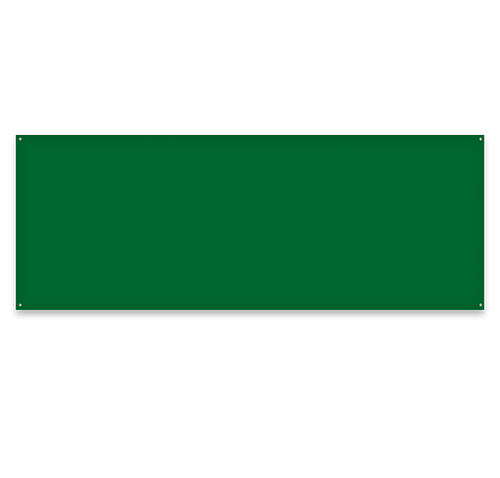 Full Color 8' x 3' Polyester Banner in Kelly Green