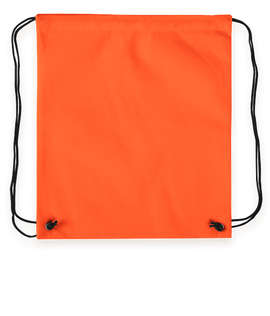 Promotional Non-Woven Drawstring Bag - Color: Orange