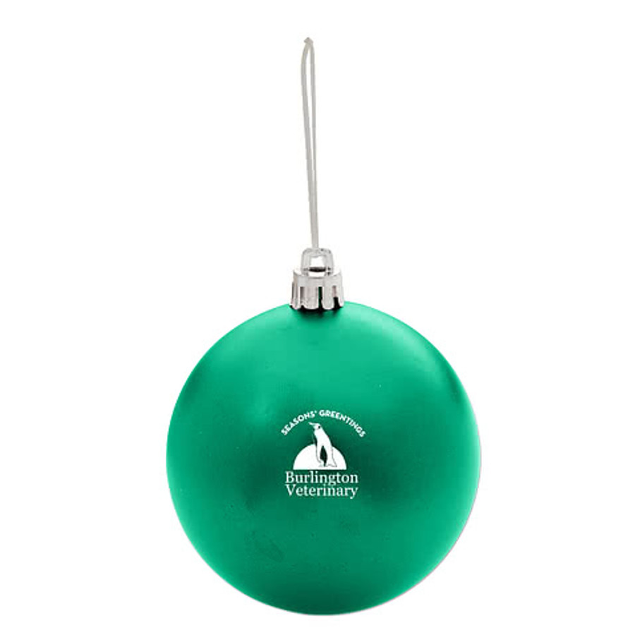 Shatter-Resistant Ball Ornament in Red