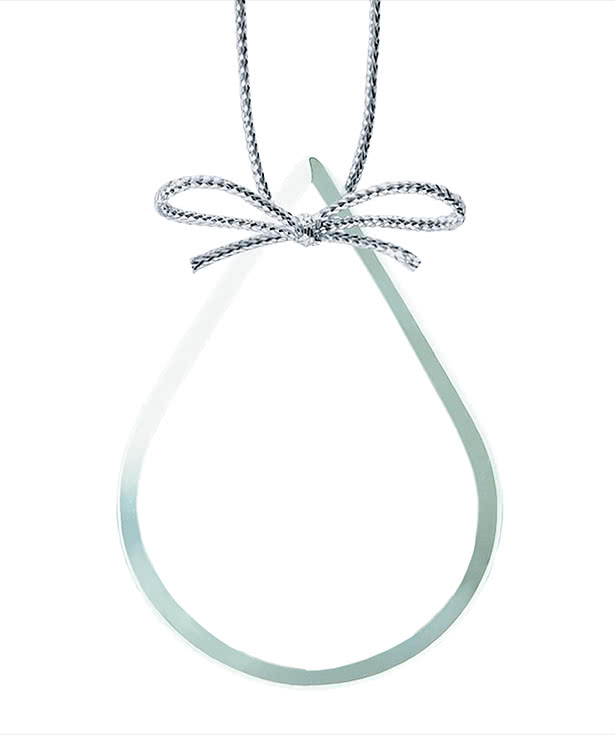 Crystal Teardrop Ornament