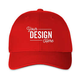 Pacific Headwear Cotton Blend Adjustable Hat - Color: Red