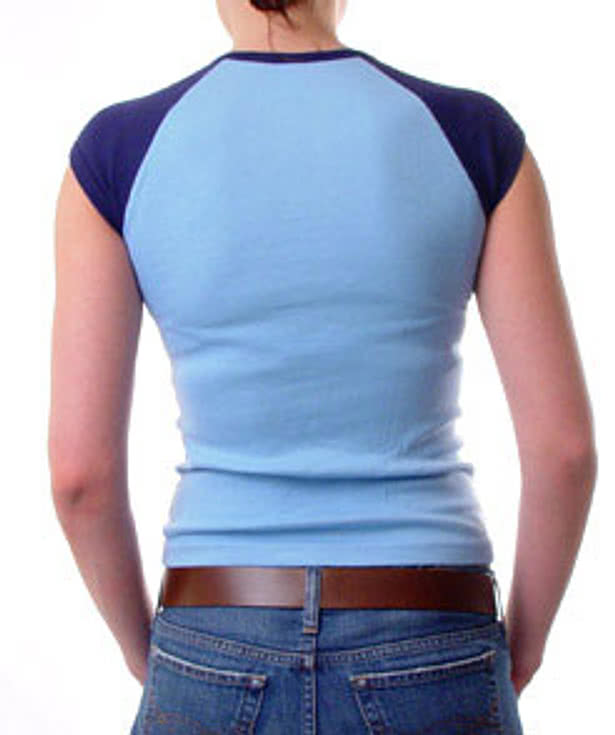 American Apparel Girly Cap Sleeve Raglan