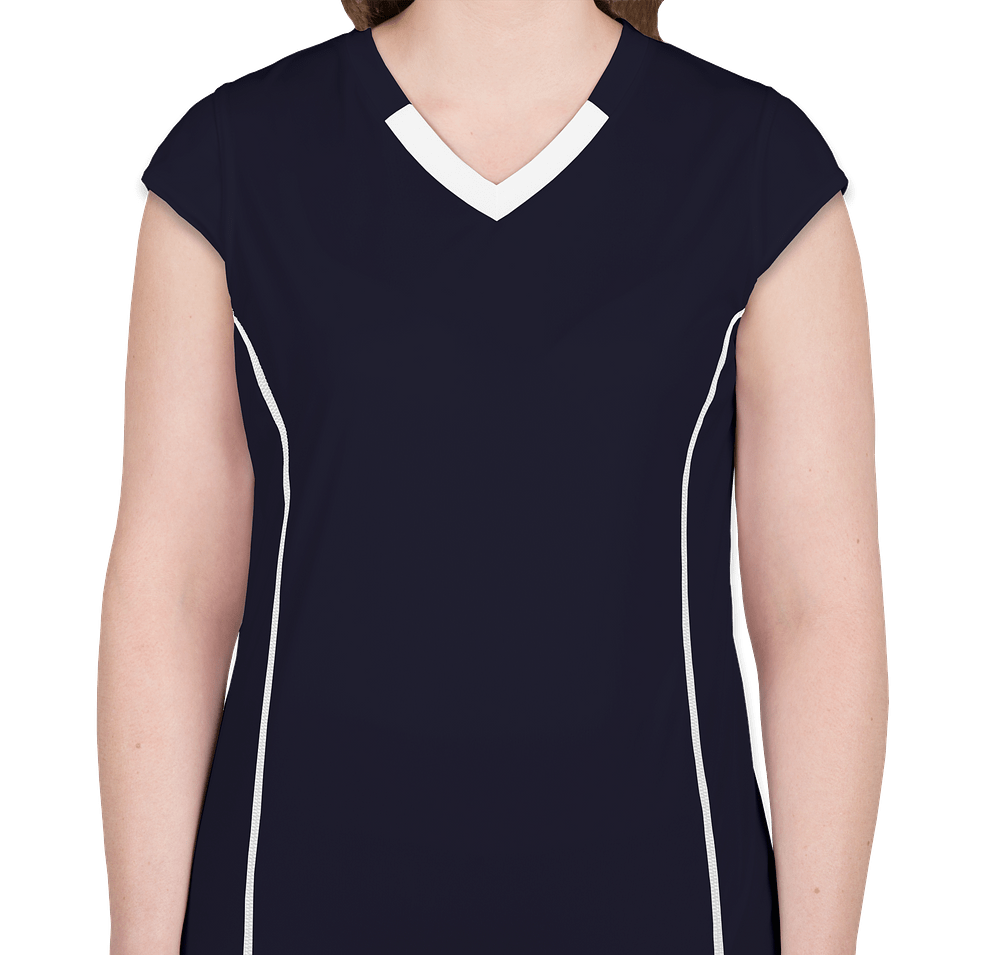 Augusta Women's Contrast V-Neck Volleyball Jersey-default