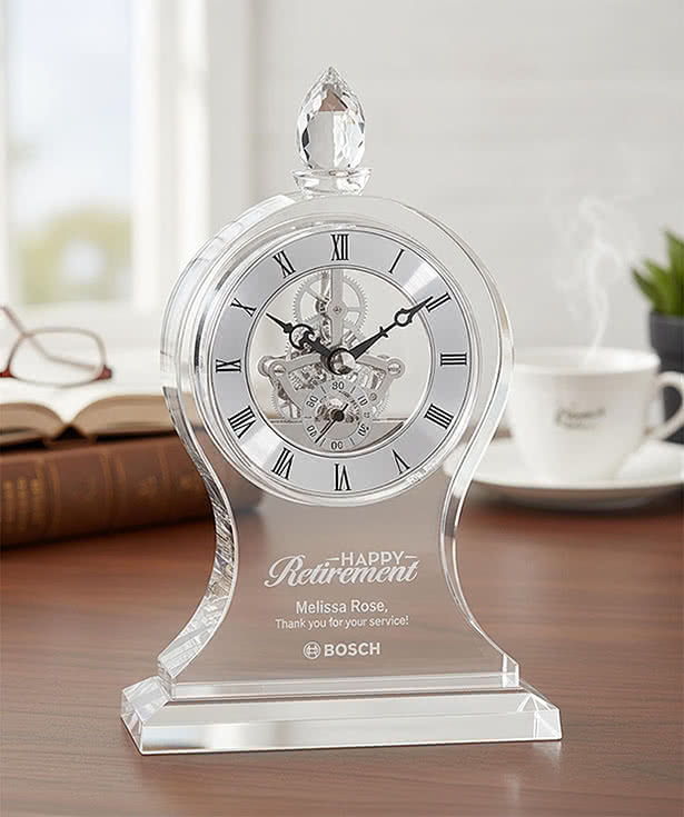 Laser Etched Thacham Clock