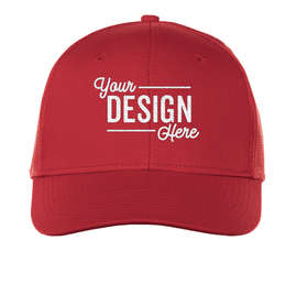 Port Authority Snapback Trucker Hat - Color: Flame Red