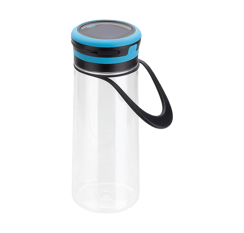 20 oz. Light-Up Tritan Water Bottle with Solar Lantern in Blue