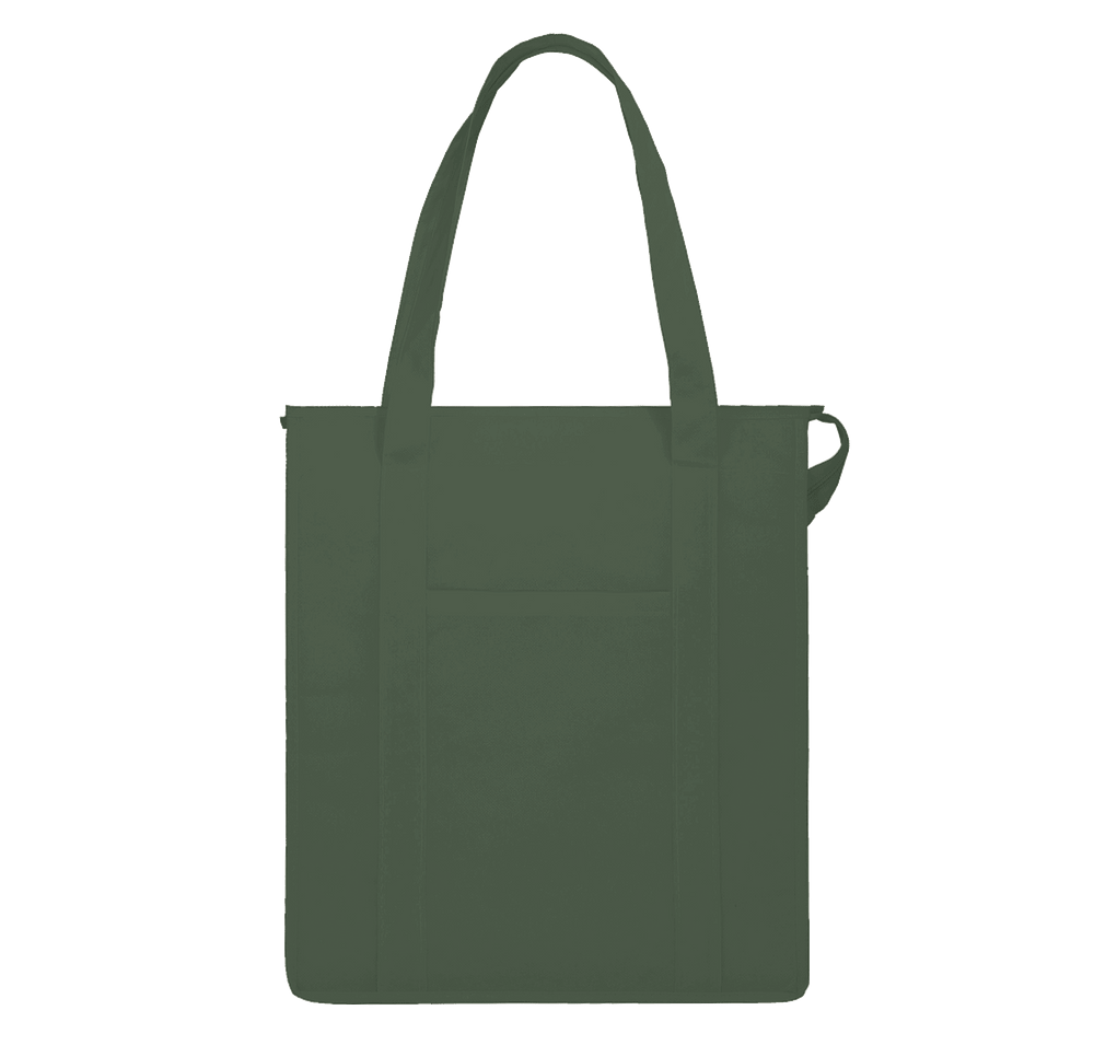 Hercules Zippered Insulated Grocery Tote Bag-default