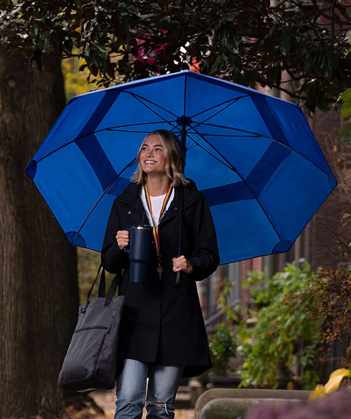 60" Arc Totes Titan Recycled Vented Golf Umbrella