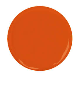 3" Round Button - Color: Orange