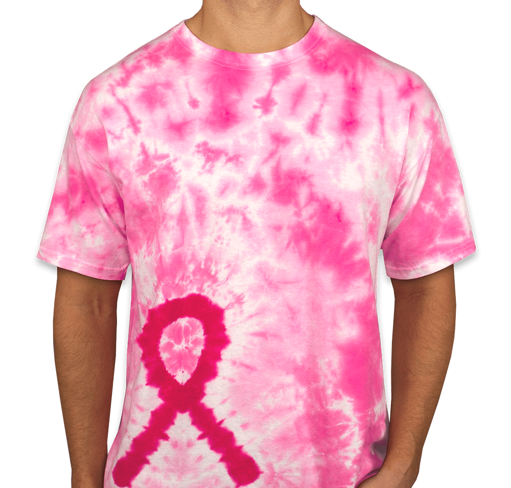 Dyenomite Charity Ribbon Tie-Dye T-shirt-default