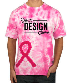 Dyenomite Charity Ribbon Tie-Dye T-shirt
