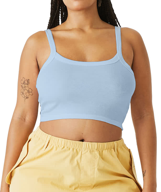 Custom Bella + Canvas Women's Micro Rib Spaghetti Strap Tank