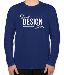 Sport-Tek Tall Competitor Long Sleeve Performance Shirt - Color: True Royal