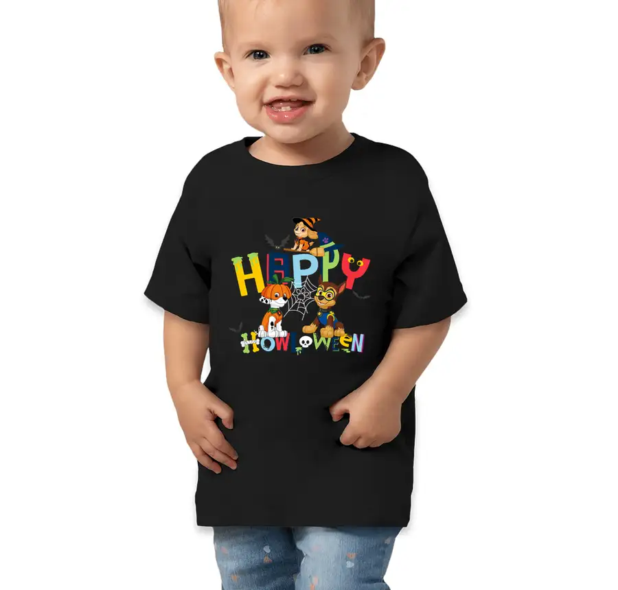 Paw Patrol - Happy Howloween - Bella + Canvas Toddler Jersey Short-Sleeve T-shirt