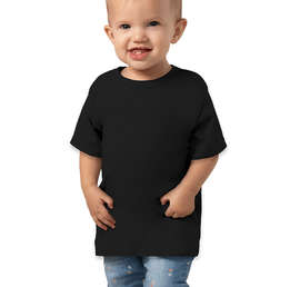 Bella + Canvas Toddler Jersey Short-Sleeve T-shirt - Color: Black