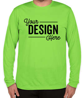 Sport-Tek Soft Jersey Long Sleeve Performance Shirt - Color: Neon Green