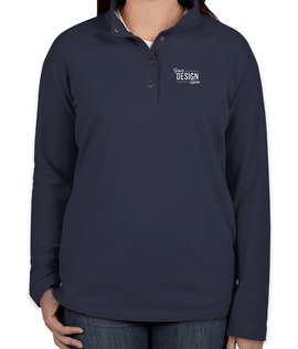 Charles River Women's Falmouth Snap Button Pullover - Color: Navy