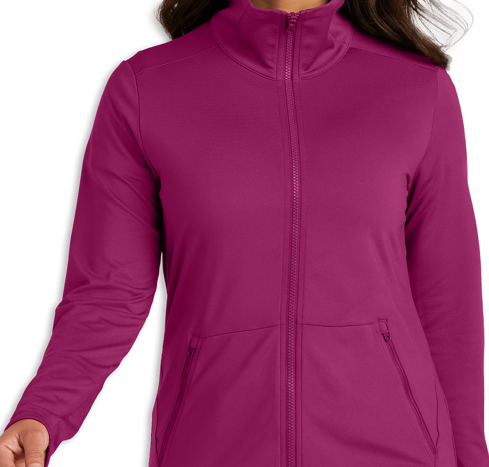 Port Authority Women's Accord Stretch Performance Full Zip Sweatshirt-default