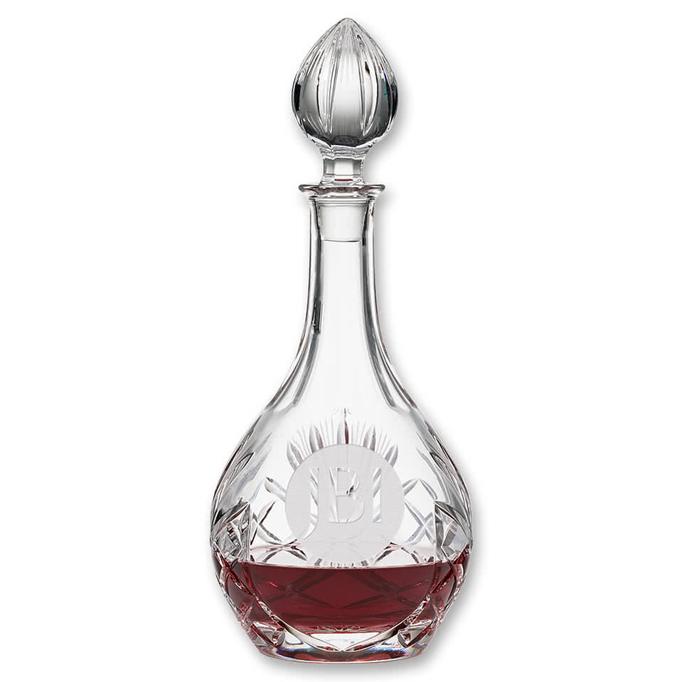 Laser Etched 38 oz. Cavanaugh Decanter with Lid