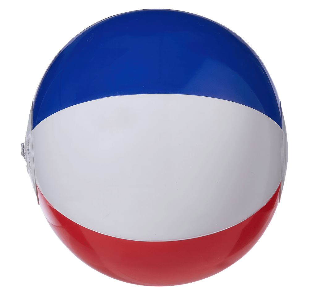 10" Patriotic Red, White And Blue Beach Ball-default