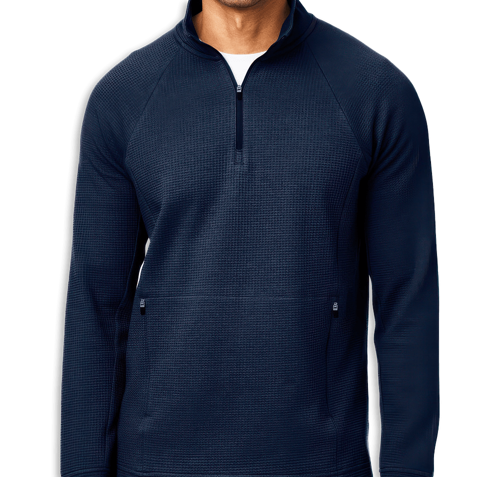 North End Rhythm Waffle Quarter Zip Performance Pullover-default