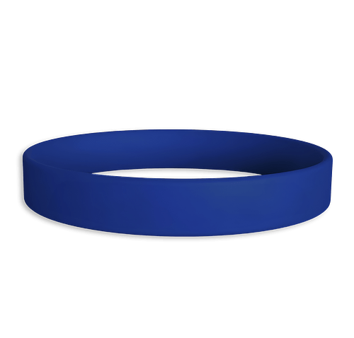 Silicone Wristband in Royal Blue